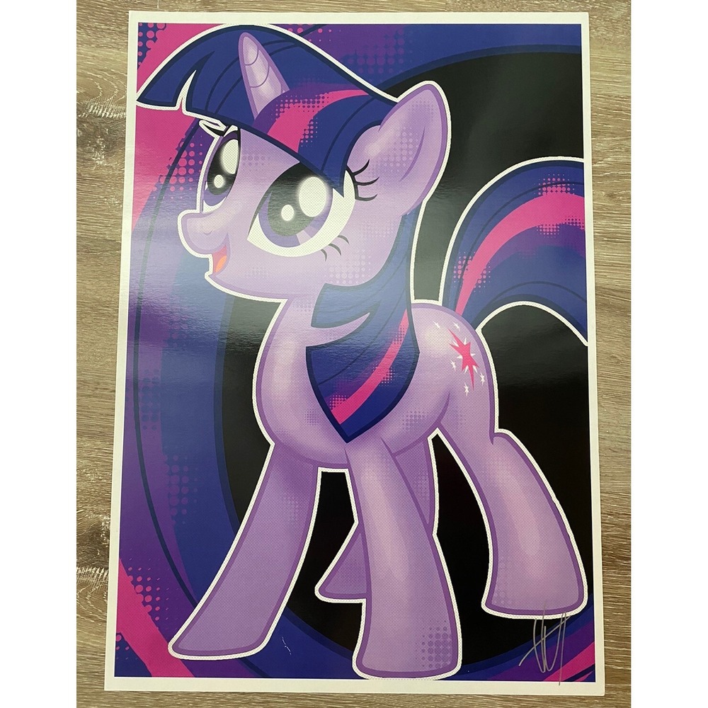 MLP Twilight Sparkle Pony Printed Full Color Poster Unicorn Decoration - 20x14